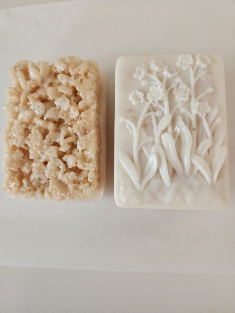 Chocolate Covered Rice Krispie treat - flowers