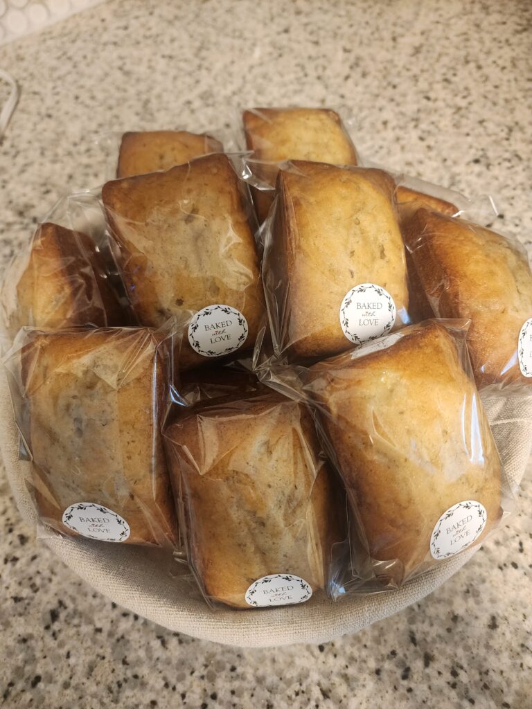 Quick breads - banana bread individual